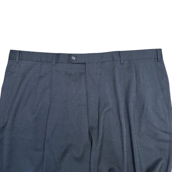 PAUL FREDRICK 100% Virgin Wool Dress Pants NWOT Made in Italy Pleated Mens Sz 44 - Picture 3 of 6